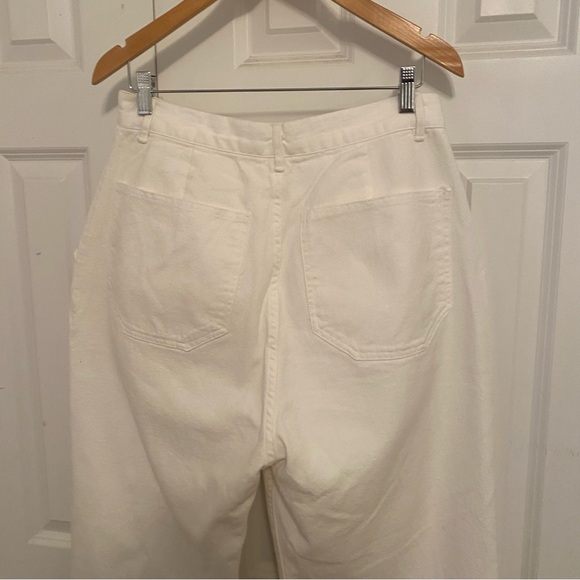 The Frankie Shop - DREW DENIM PANTS / White Size M - Picture 7 of 8